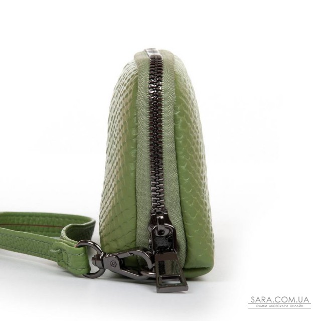 Косметичка кожа 60095-19 apple green Косметичка кожа 60095-19 apple green