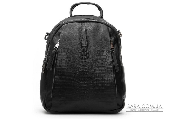 Сумка Шкіряна Жіноча Рюкзак ALEX RAI 8907-9 black