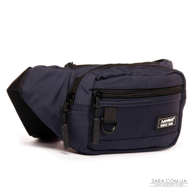 Сумка Чоловіча На пояс нейлон Lanpad 19006 blue Сумка Чоловіча На пояс нейлон Lanpad 19006 blue