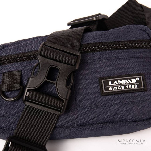 Сумка Чоловіча На пояс нейлон Lanpad 19006 blue Сумка Чоловіча На пояс нейлон Lanpad 19006 blue