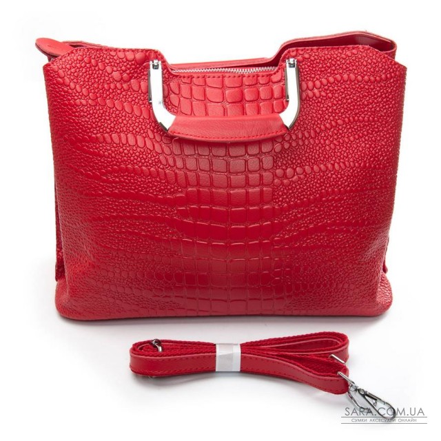 Сумка Шкіряна Жіноча Класична ALEX RAI 1540-1 red Сумка Шкіряна Жіноча Класична ALEX RAI 1540-1 red