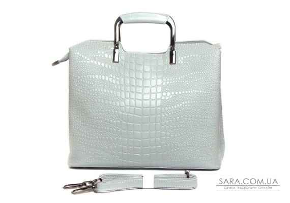 Сумка Шкіряна Жіноча Класична ALEX RAI 1540-1 l-grey