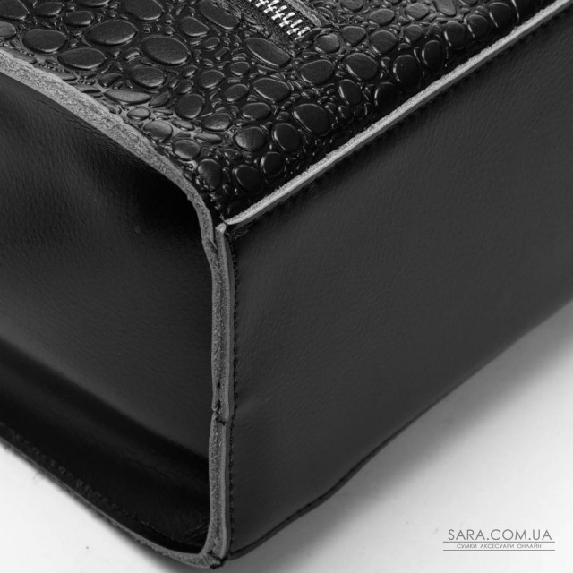 Сумка Женская Классическая кожа ALEX RAI 5052 black croco Сумка Женская Классическая кожа ALEX RAI 5052 black croco
