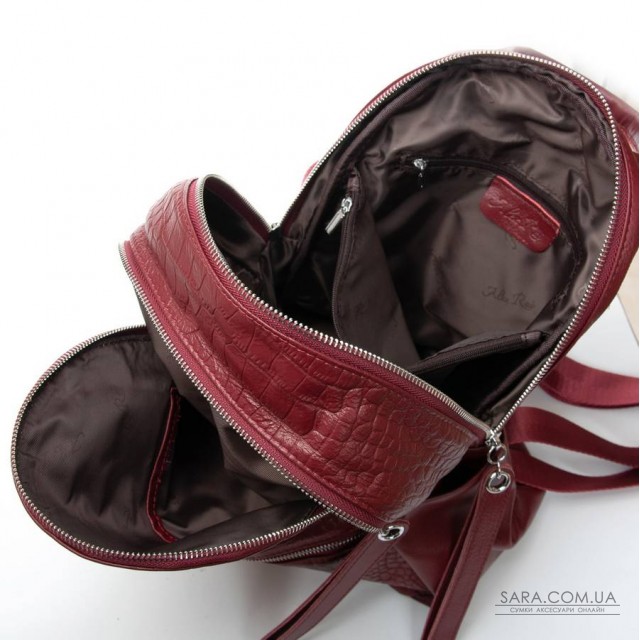 Сумка Женская Рюкзак кожа ALEX RAI 95518-9 bordo Сумка Женская Рюкзак кожа ALEX RAI 95518-9 bordo