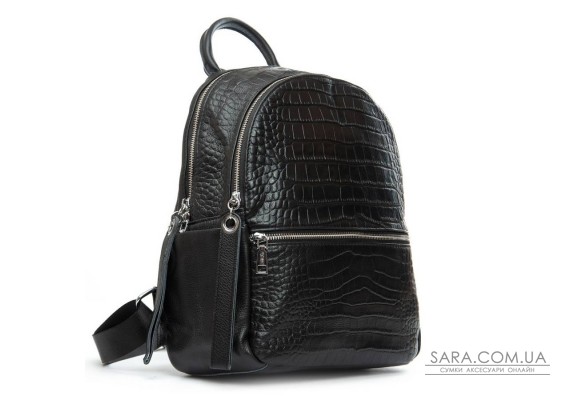 Сумка Шкіряна Жіноча Рюкзак ALEX RAI 95518-9 black