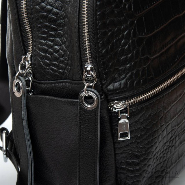 Сумка Женская Рюкзак кожа ALEX RAI 95518-9 black Сумка Женская Рюкзак кожа ALEX RAI 95518-9 black
