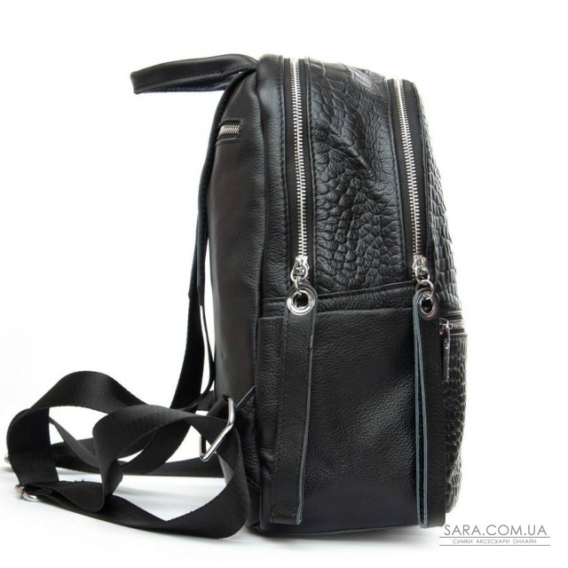 Сумка Женская Рюкзак кожа ALEX RAI 95518-9 black Сумка Женская Рюкзак кожа ALEX RAI 95518-9 black