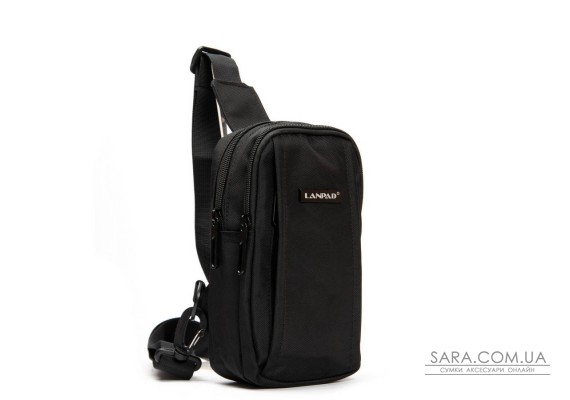 Сумка Чоловіча на плече нейлон Lanpad 6043 black