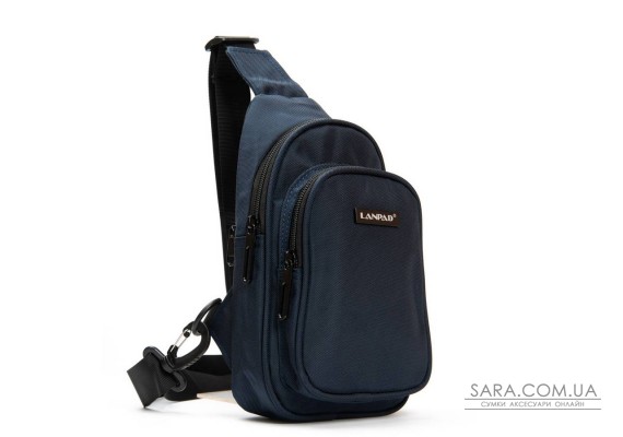 Сумка Чоловіча на плече нейлон Lanpad 63744 blue