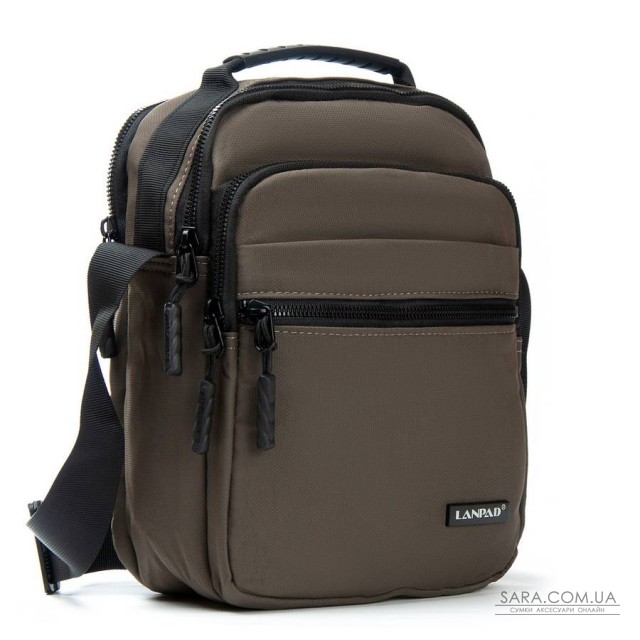 Сумка Чоловіча Планшет нейлон Lanpad 82091 brown бол Сумка Чоловіча Планшет нейлон Lanpad 82091 brown бол