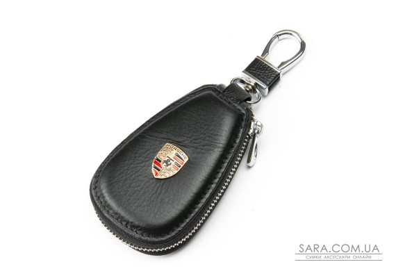 Автоключница шкіра F633 Porsche black Podium
