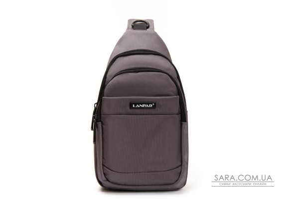 Сумка Чоловіча на плече нейлон Lanpad 63746 gray
