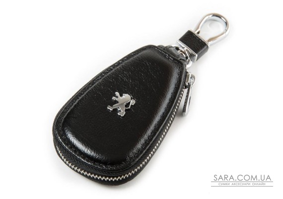 Автоключниця шкіра F633 Peugeot black Podium