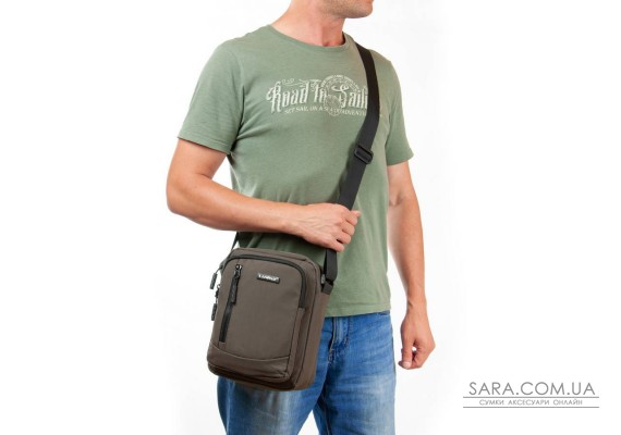 Сумка Чоловіча Планшет нейлон Lanpad 15068 brown бол