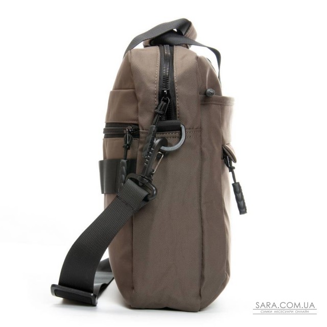 Сумка Чоловіча Для Ноутбука нейлон Lanpad 37017 brown Сумка Чоловіча Для Ноутбука нейлон Lanpad 37017 brown