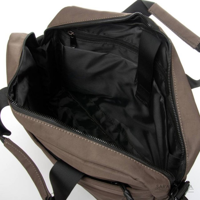 Сумка Чоловіча Для Ноутбука нейлон Lanpad 37017 brown Сумка Чоловіча Для Ноутбука нейлон Lanpad 37017 brown