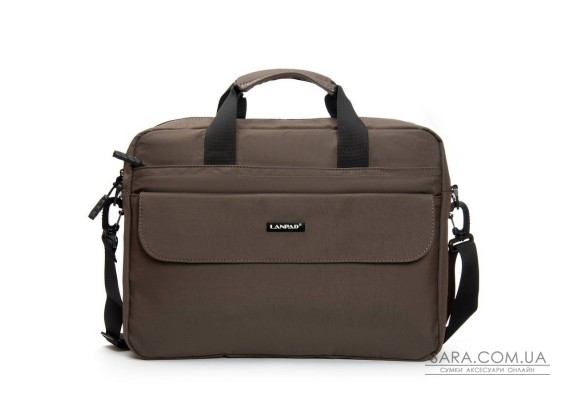Сумка Мужская Для Ноутбука нейлон Lanpad 63753 brown
