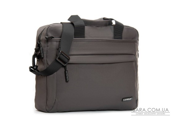 Сумка Чоловіча Для Ноутбука нейлон Lanpad 37017 grey