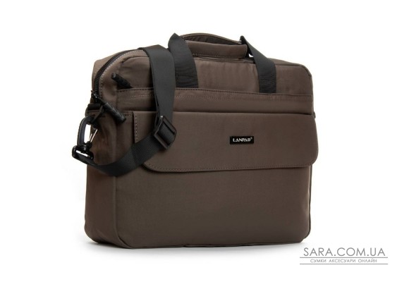 Сумка Мужская Для Ноутбука нейлон Lanpad 63753 brown