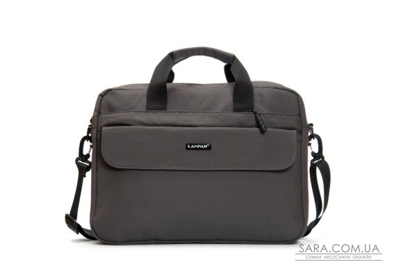 Сумка Мужская Для Ноутбука нейлон Lanpad 63753 grey