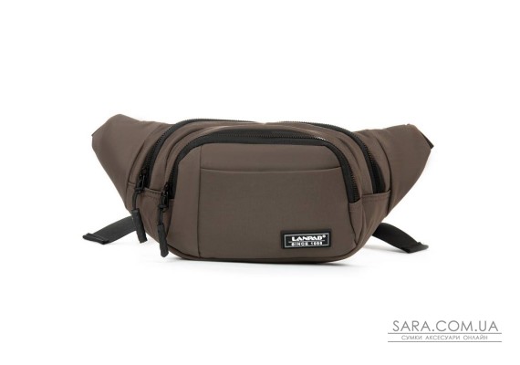 Сумка Чоловіча На пояс нейлон Lanpad 8803 brown