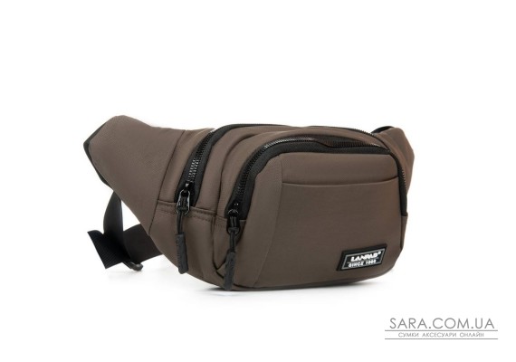 Сумка Чоловіча На пояс нейлон Lanpad 8803 brown
