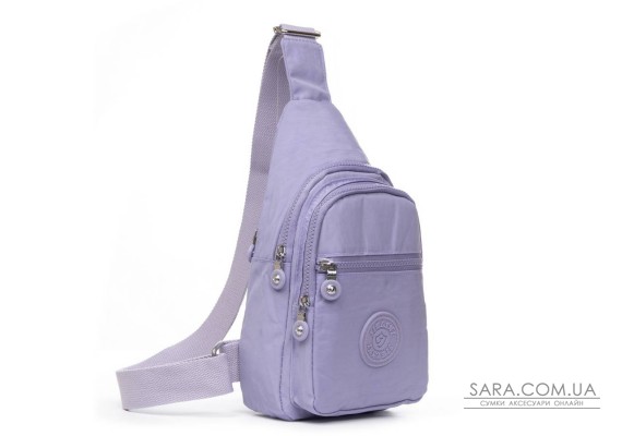 Сумка Женская Текстиль бананка полиамид Jielshi AK-011 l.purple