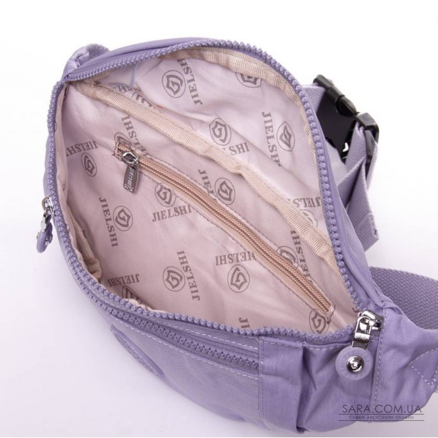 Сумка Женская Текстиль на пояс полиамид Jielshi C25 l.purple Сумка Женская Текстиль на пояс полиамид Jielshi C25 l.purple