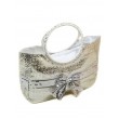 Сумка Жіноча Кошик текстиль Podium PC5491R natural silver Podium