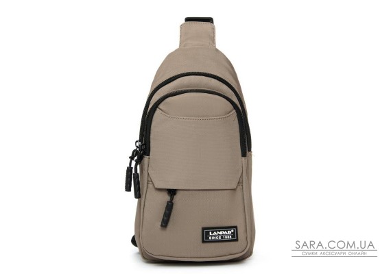 Сумка Мужская На Плечо нейлон Lanpad A4158 khaki бол