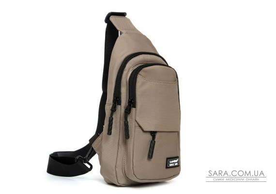 Сумка Мужская На Плечо нейлон Lanpad A4158 khaki бол