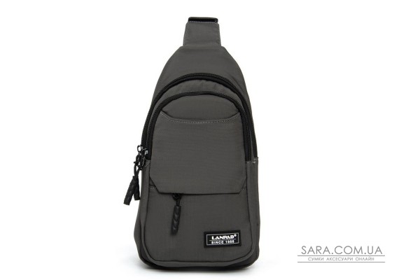 Сумка Мужская На Плечо нейлон Lanpad A4158 grey бол