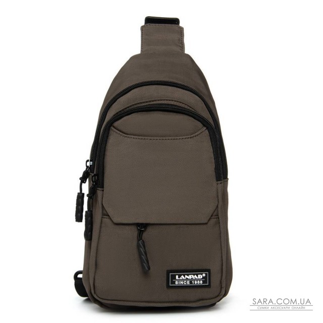 Сумка Мужская На Плечо нейлон Lanpad A4158 brown бол Сумка Мужская На Плечо нейлон Lanpad A4158 brown бол