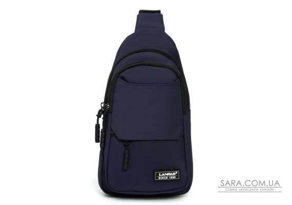Сумка Мужская На Плечо нейлон Lanpad A4158 blue бол
