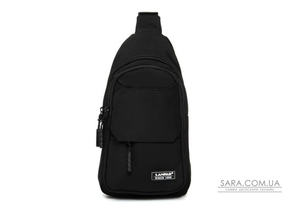 Сумка Мужская На Плечо нейлон Lanpad A4158 black бол