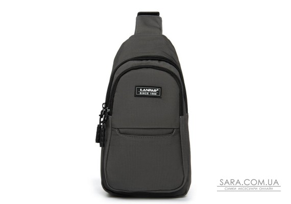 Сумка Мужская На Плечо нейлон Lanpad A4159 grey бол