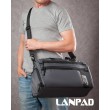 Сумка Дорожня Спорт нейлон Lanpad 3099 grey