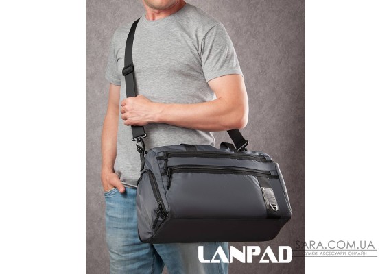 Сумка Дорожня Спорт нейлон Lanpad 3099 grey