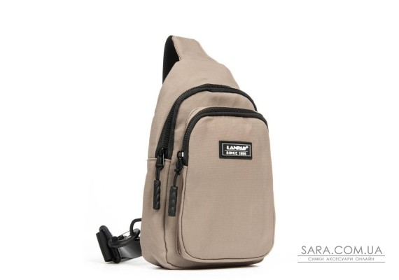 Сумка Мужская На Плечо нейлон Lanpad 86803 khaki мал