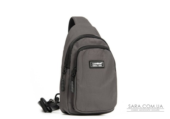 Сумка Мужская На Плечо нейлон Lanpad 86803 grey мал