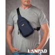 Сумка Мужская На Плечо нейлон Lanpad 86803 blue мал