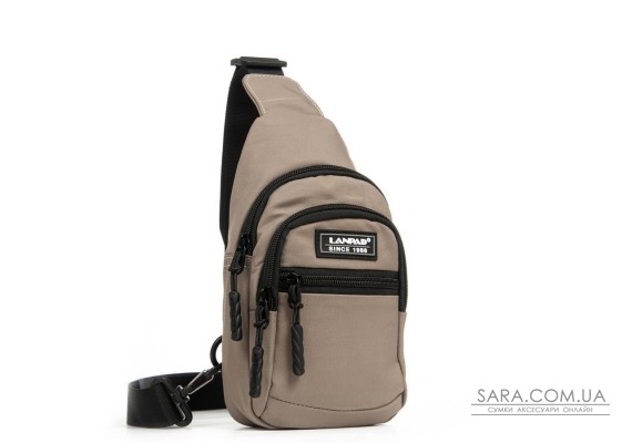 Сумка Мужская На Плечо нейлон Lanpad A65365 khaki мал
