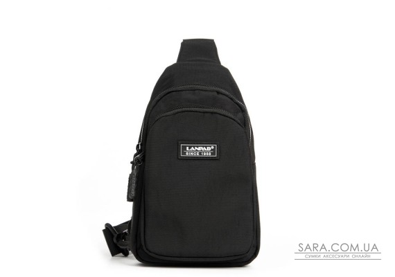 Сумка Мужская На Плечо нейлон Lanpad 86803 black мал