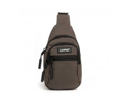 Сумка Чоловіча на плече нейлон Lanpad A65365 brown мал