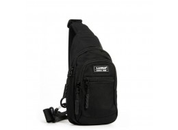 Сумка Чоловіча на плече нейлон Lanpad A65365 black мал