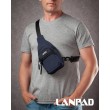 Сумка Мужская На Плечо нейлон Lanpad A65365 blue мал
