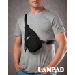 Сумка Мужская На Плечо нейлон Lanpad A65365 black мал