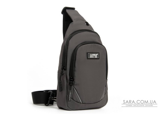 Сумка Мужская На Плечо нейлон Lanpad 8805 grey мал