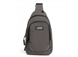 Сумка Чоловіча на плече нейлон Lanpad 8805 grey мал