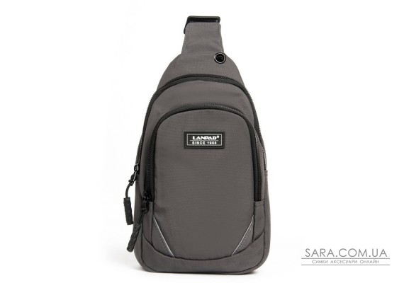Сумка Мужская На Плечо нейлон Lanpad 8805 grey мал